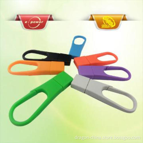 E-Power Plastic Key Ring and Hook USB Flash Drive U997